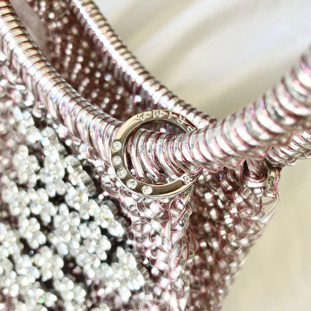 新品　アンテプリマ　ワイヤーバッグ　フラワービジュー　ハンドバッグ　PVC