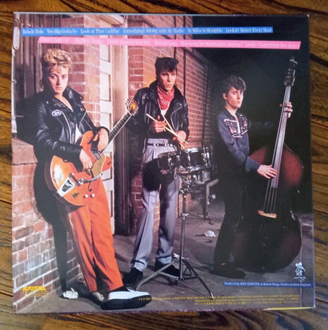 ストレイ・キャッツ　STRAY CATS♦LPレコード2枚セット＋オマケ付き！