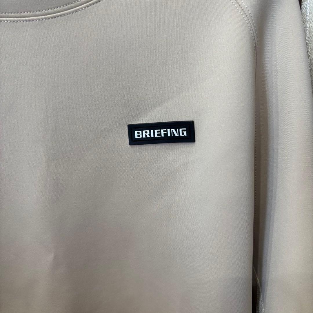 BRIEFING GOLF サイドロゴ　セットアップ　ベージュ　上L 下M
