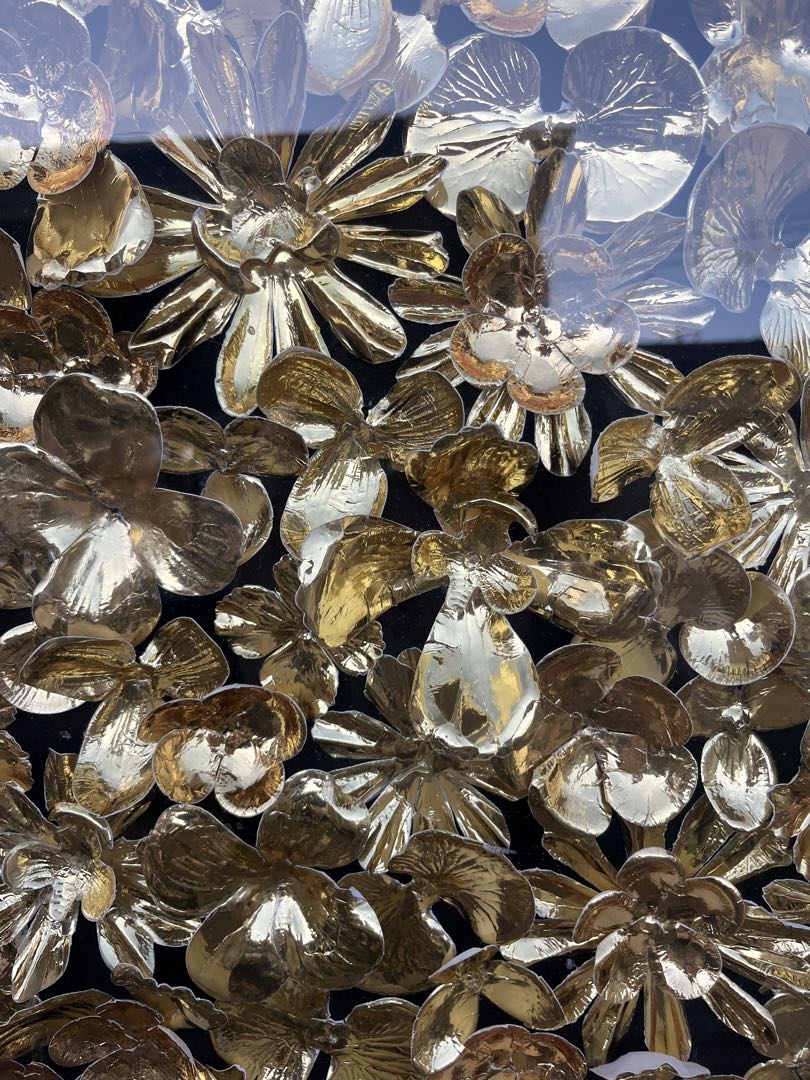 KARE ゴールドフラワー デコフレーム 60×60cm