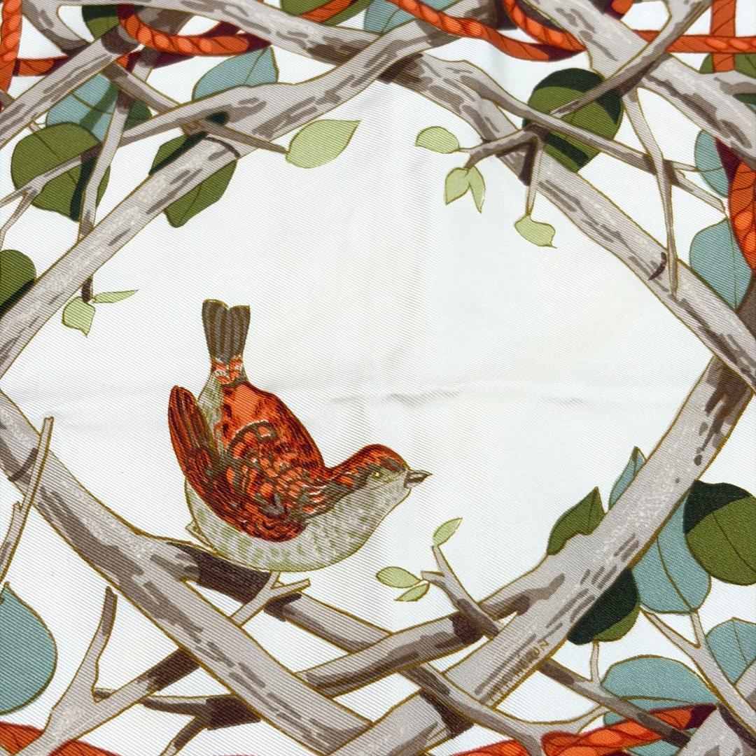 HERMES エルメス カレ90 SOUS BOIS スカーフ タグなし