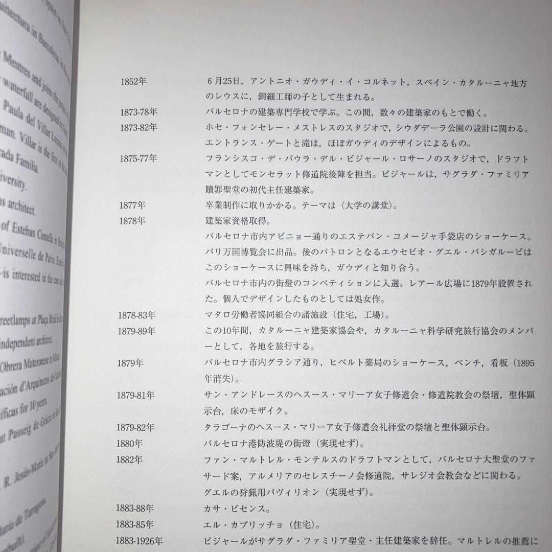 GAUDÍ ガウディ 作品集　建築