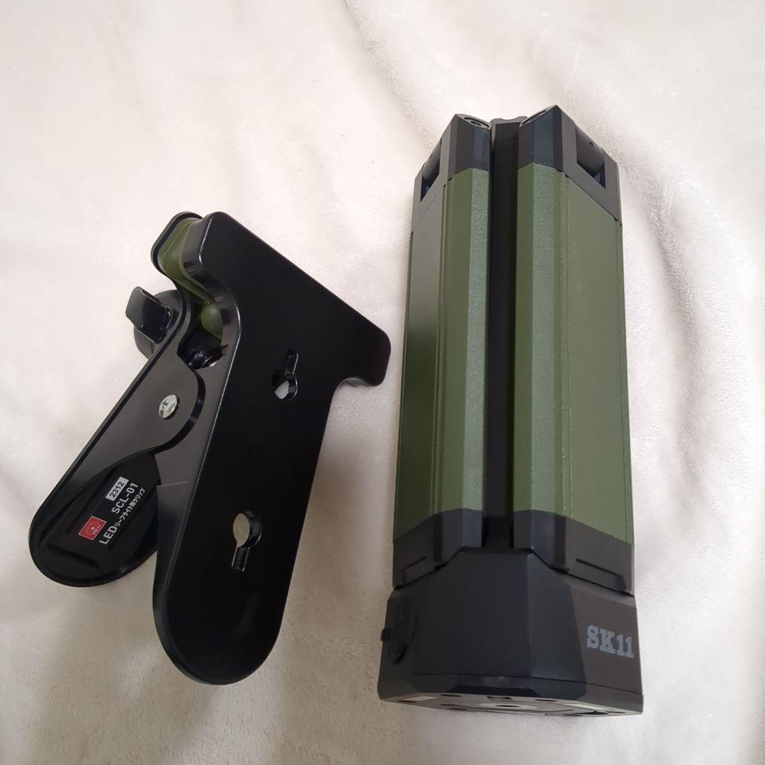 【新品】充電式LEDリーフライトグリップ2000ルーメン　防雨型　8.5時間点灯