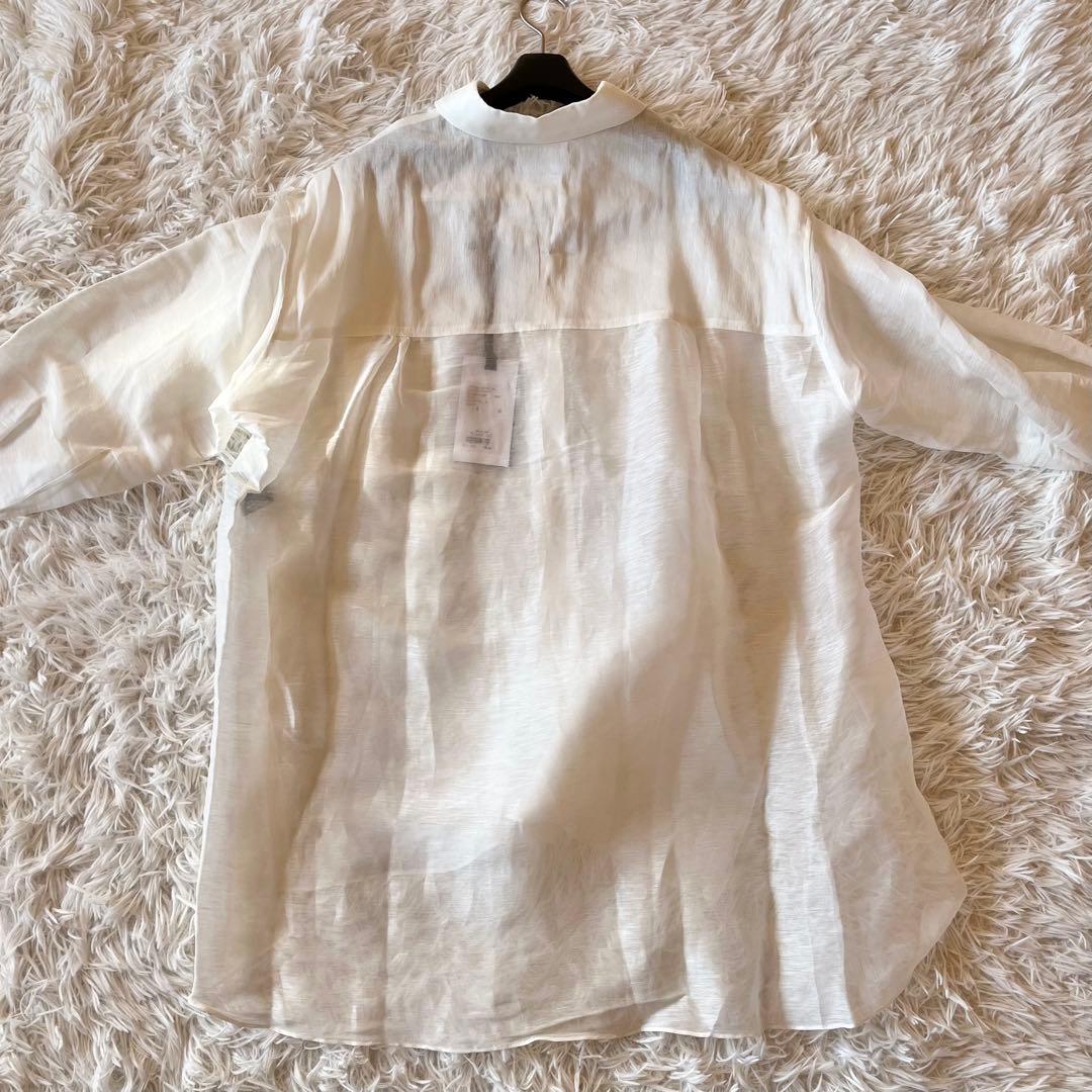 タグ付き✨ chaos カオス メランジェシャツ 定価52800円 ホワイト F