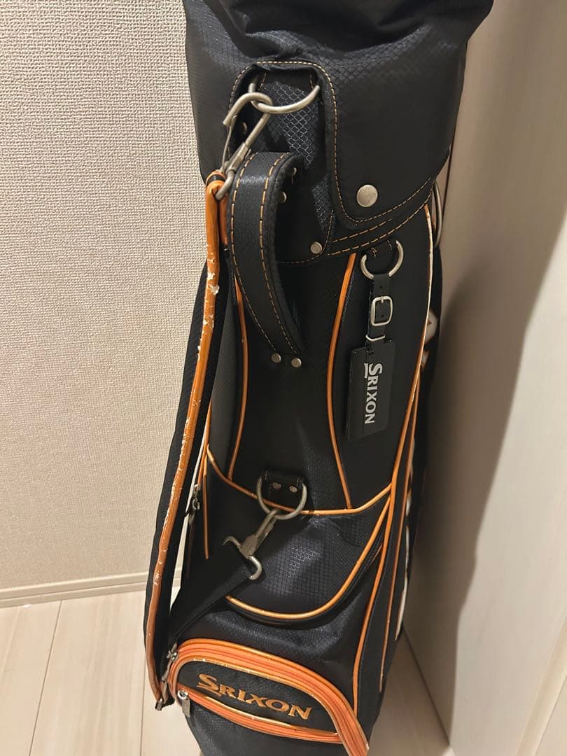 Srixon キャディバッグ 黒/オレンジ