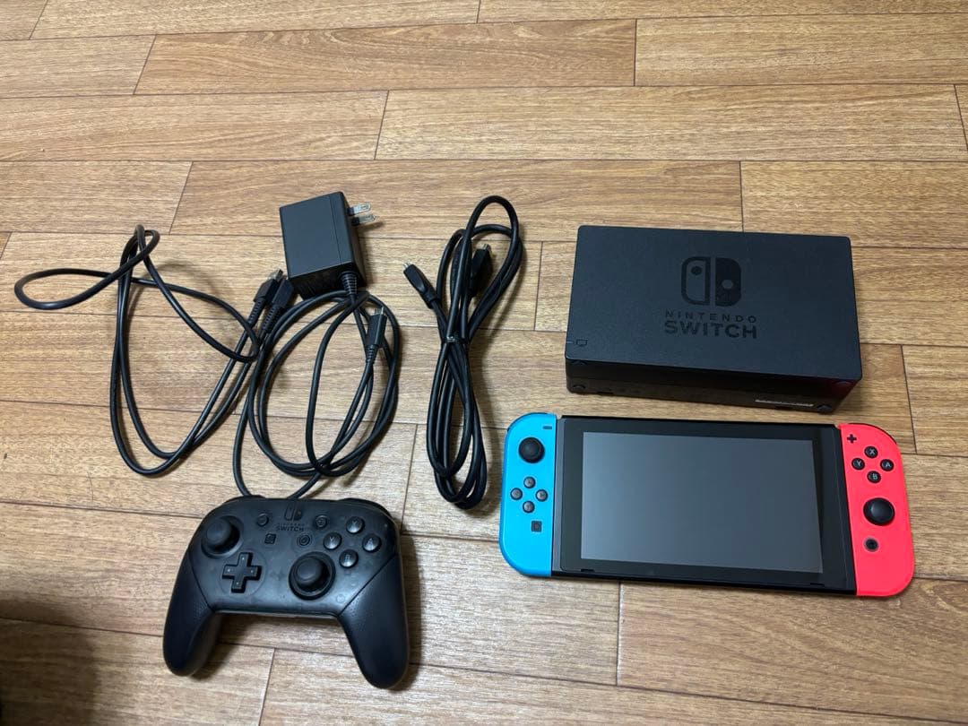 Nintendo Switch 本体 青赤 コントローラー プロコントローラー