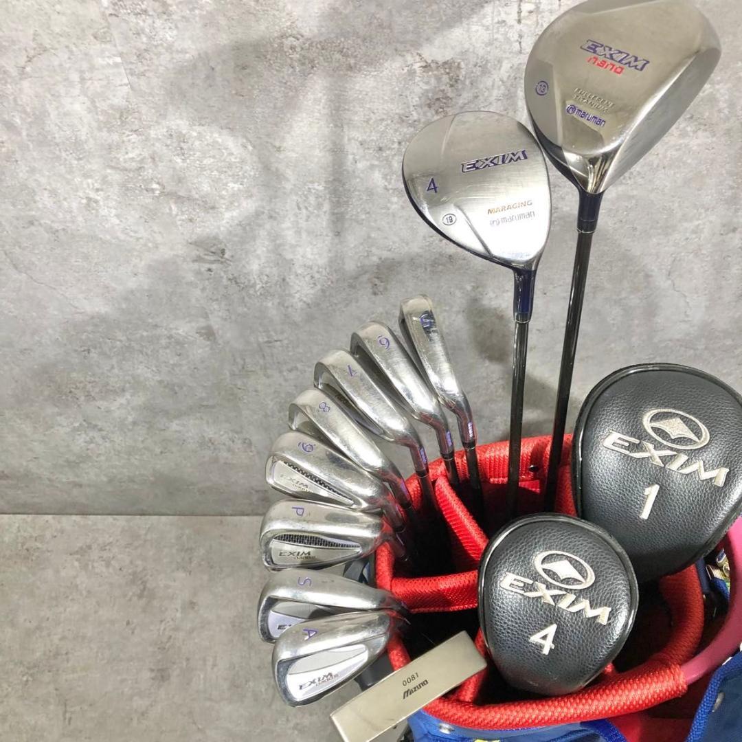 美品 maruman EXIM レディース ゴルフ クラブ 11本セット L