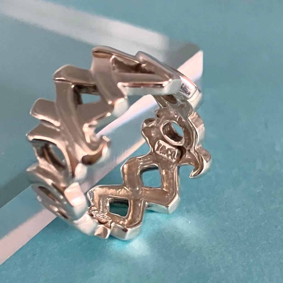 TIFFANY＆Co ティファニー パロマピカソ ラブ＆キス リング 約11号