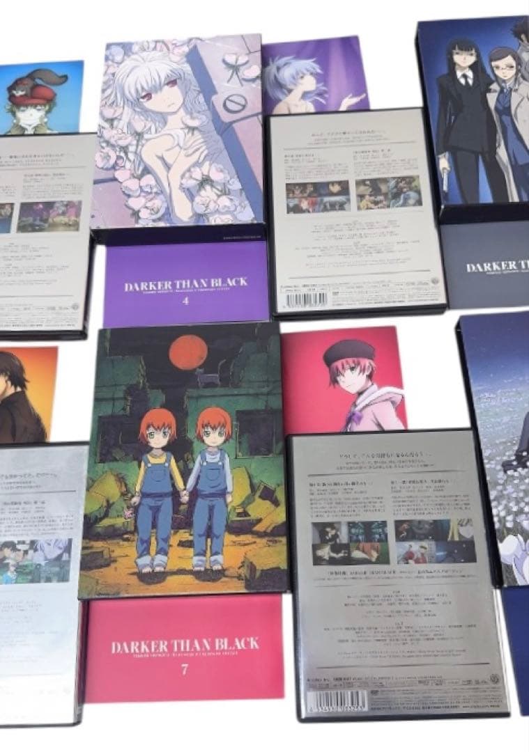 DARKER THAN BLACK -流星の双子- DVD 全8巻セット アニメ