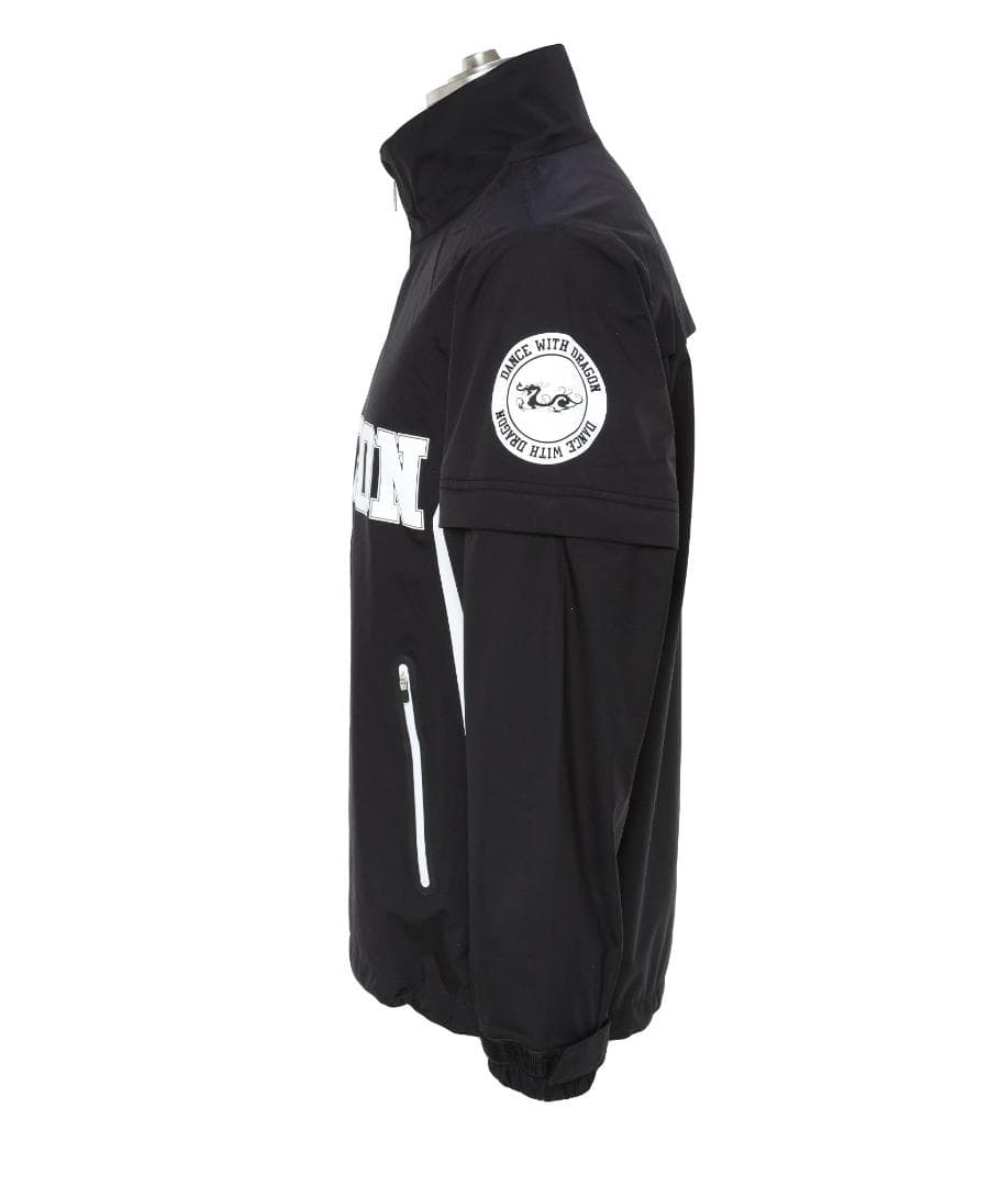 新品☆ダンスウィズドラゴン ストレッチ レイン ブルゾン☆ホワイト☆XXLサイズ