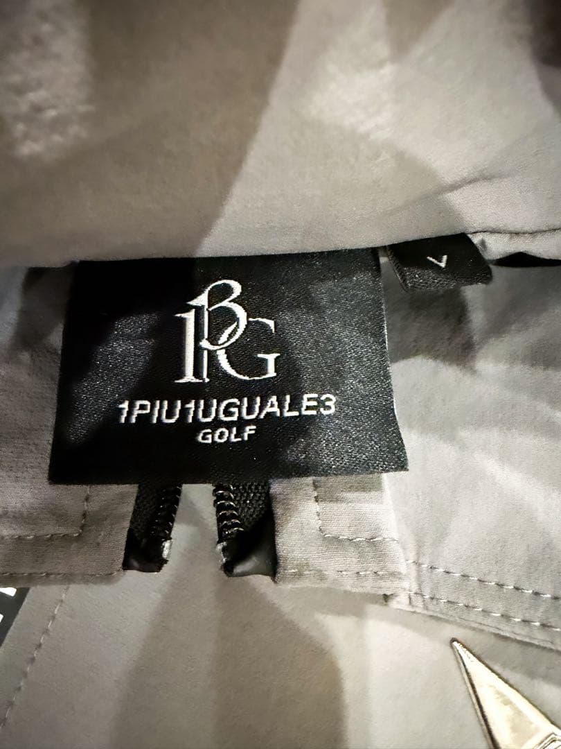 1PIU1UGUALE3 GOLF ハーフジップ スニード モックネック