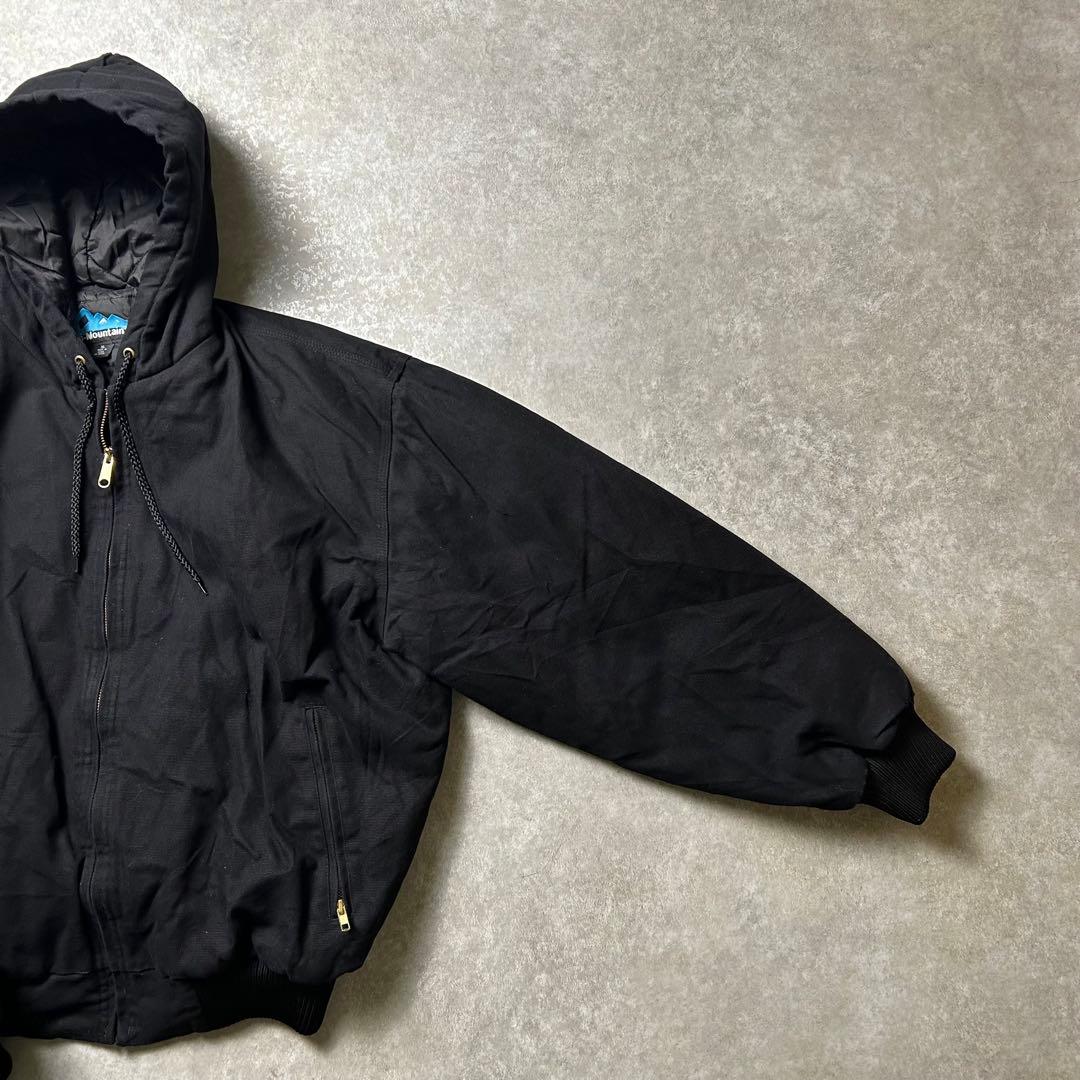 90s Tri-Mountain ブラックダックアクティブジャケット 企業物刺繍