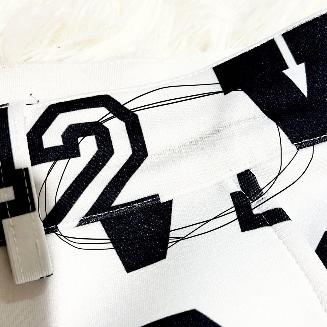 v12 ヴィトゥエルヴ セットアップ ダンボールニット　ロゴ　総柄　XL