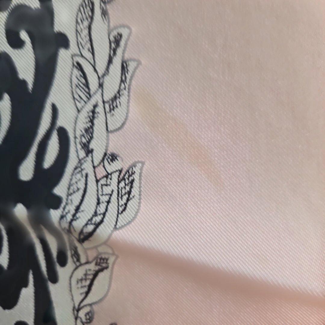 【ゆさき】【大判】クリスチャン・ディオール　シルク100%　スカーフピンク