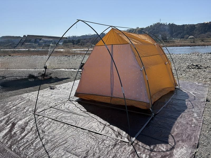 DUNLOP ダンロップ ダルセパクト オートキャンプテント A-613 6人用