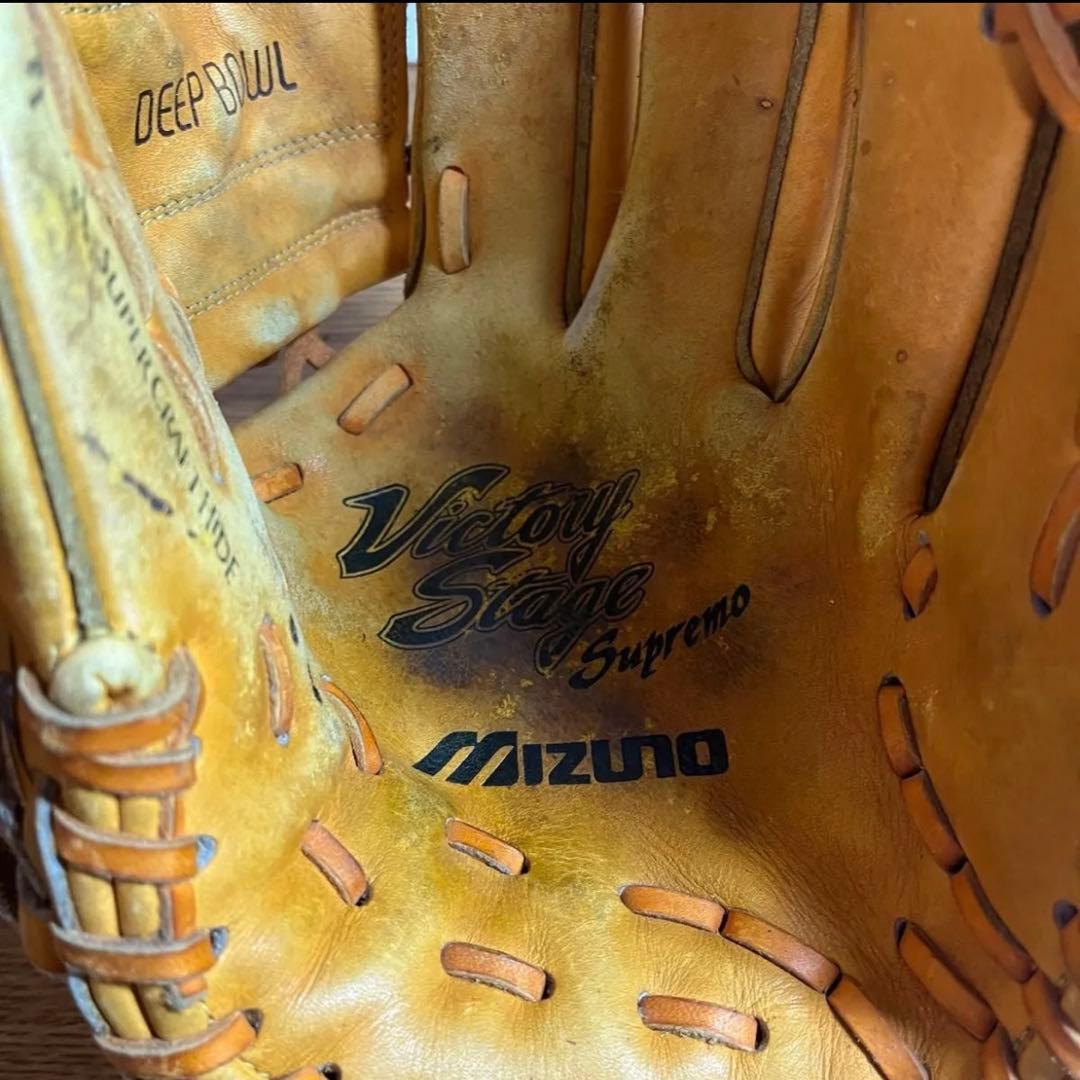 ミズノ ビクトリーステージ 一般硬式 グローブ グラブ 内野用 使用感強