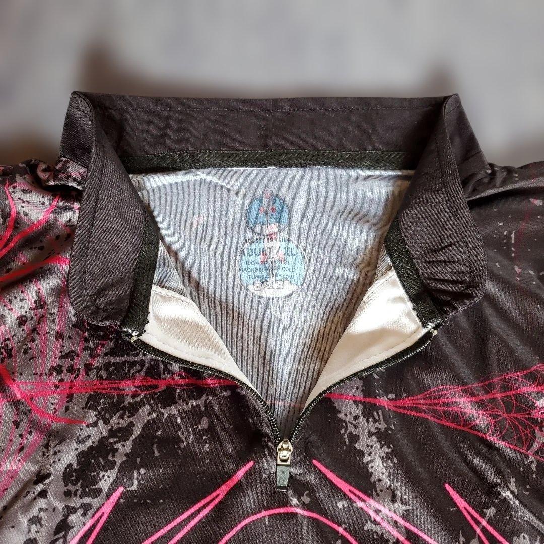 ✨日本未発売✨ボウリングウェア　日本サイズ2XL　ブラックウィドー　ブラック