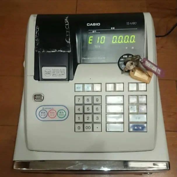CASIO TE-M80 電子レジスター　ジャンク