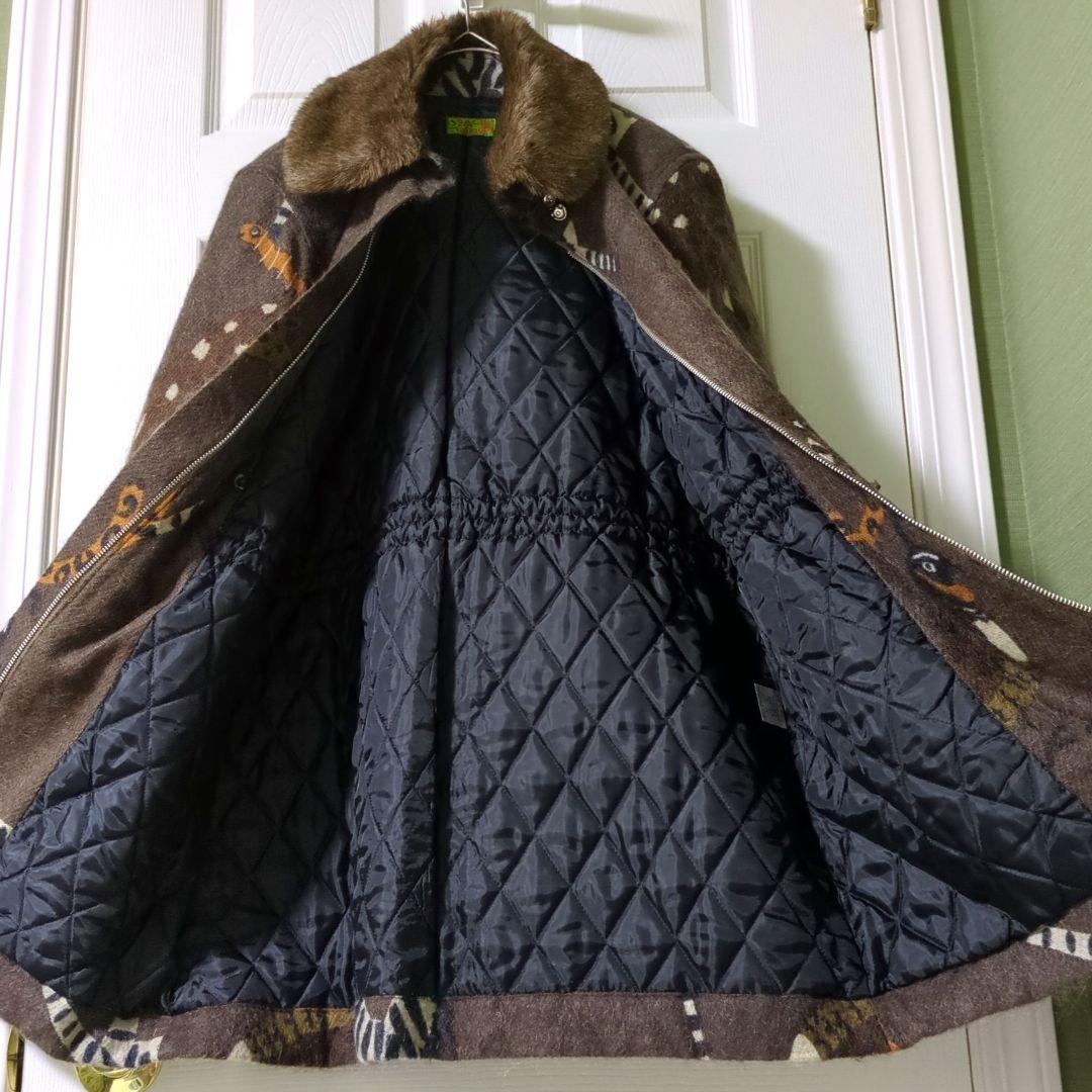 【専用】アルベロベロ　オレボレブラ　コート　動物　ブタさんボタン　モヘア混