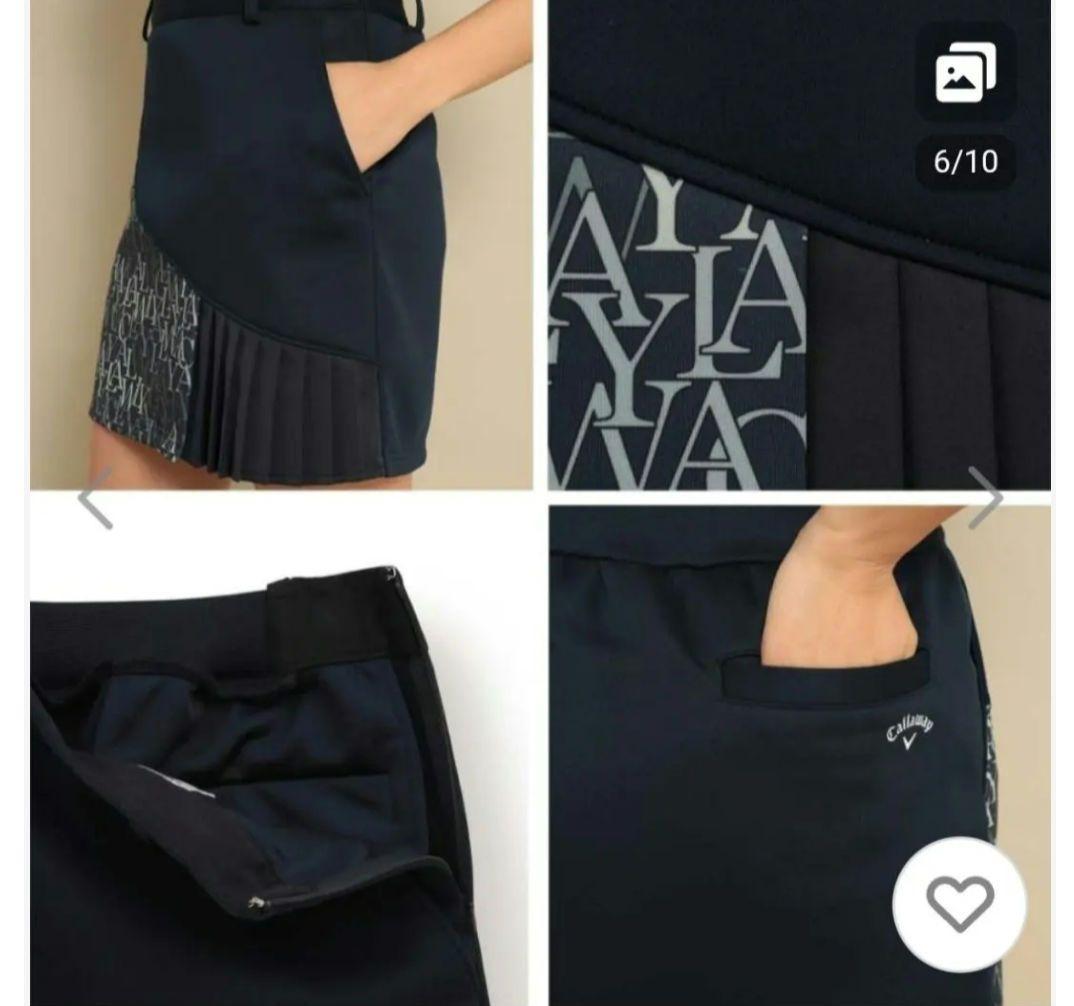 新品タグ付き♡キャロウェイ プリーツ*スカート♡ S ゴルフ スポーツ テニス