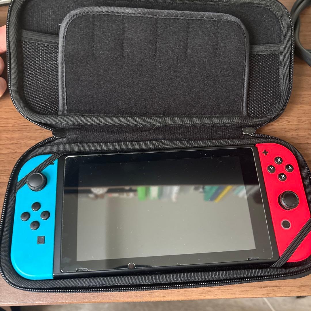 【箱無し】　Nintendo Switch 本体 +Aokeouケース