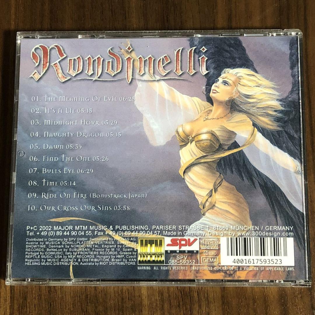 トニー・マーティン参加！RONDINELLI/ロンディネリ/OUR CROSS〜