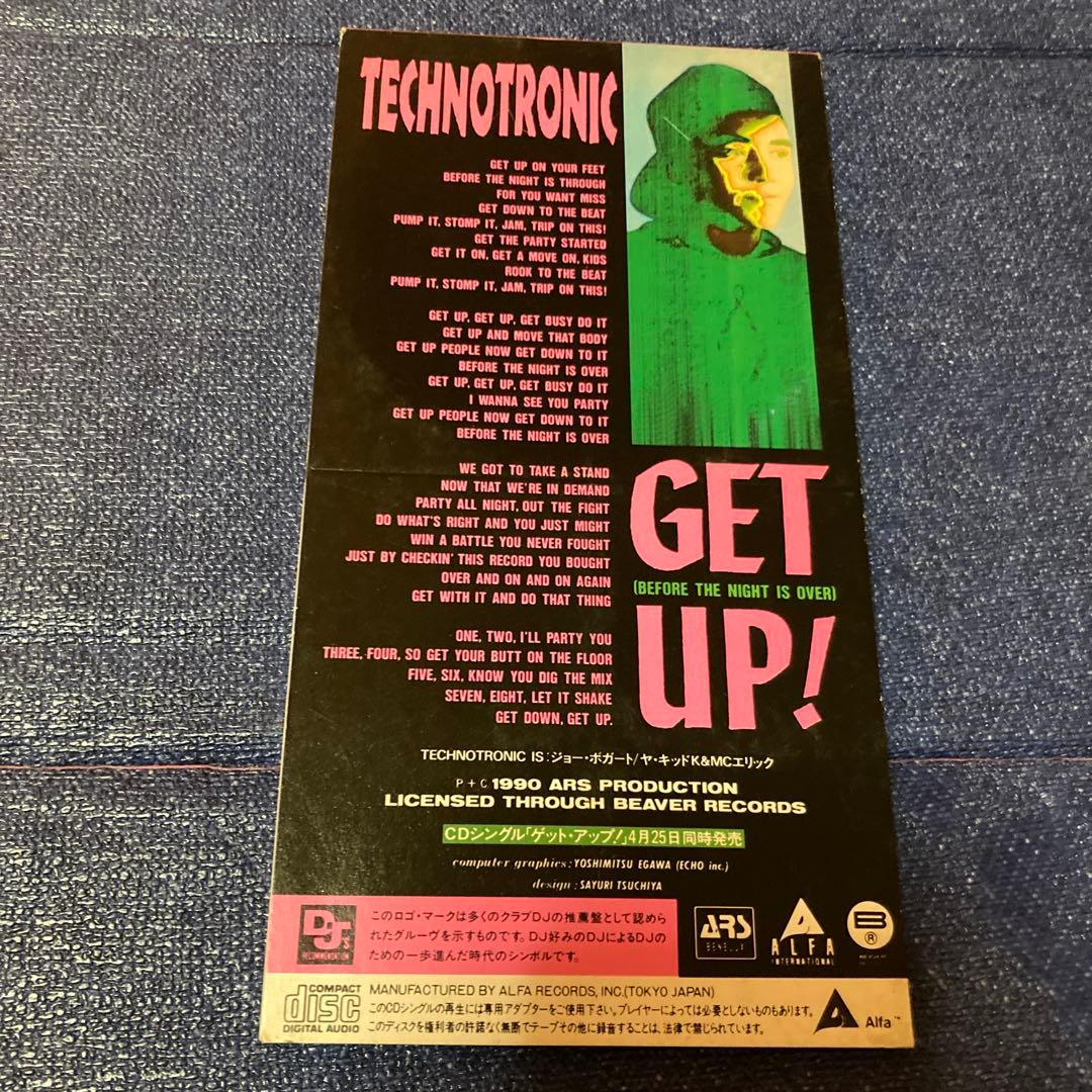 TECHNOTRONIC GET UP! 8センチ8cmシングル洋楽 CD