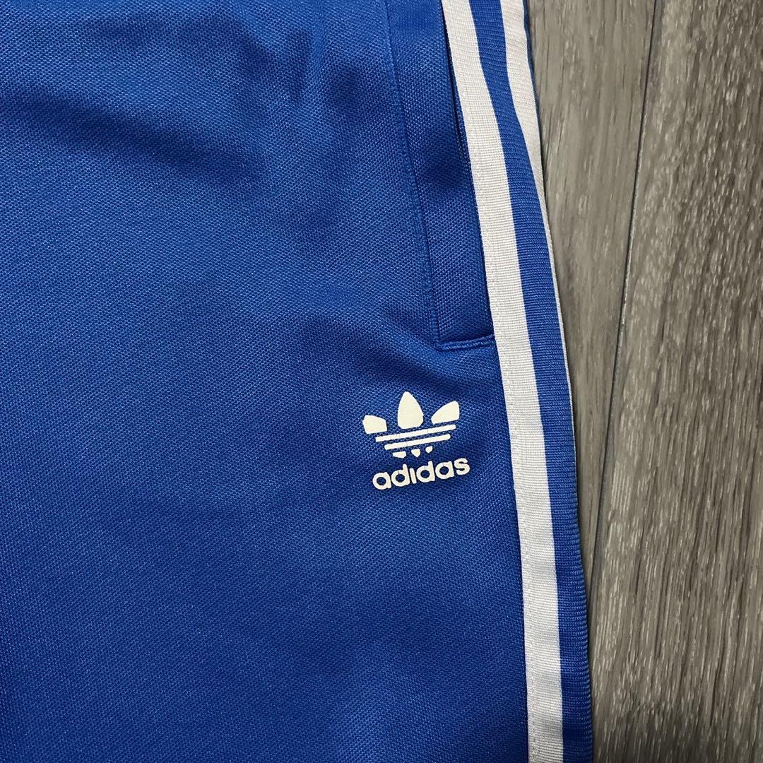 adidas オリジナル　トラックパンツ　ファイヤーバード　アディカラー　ブルー