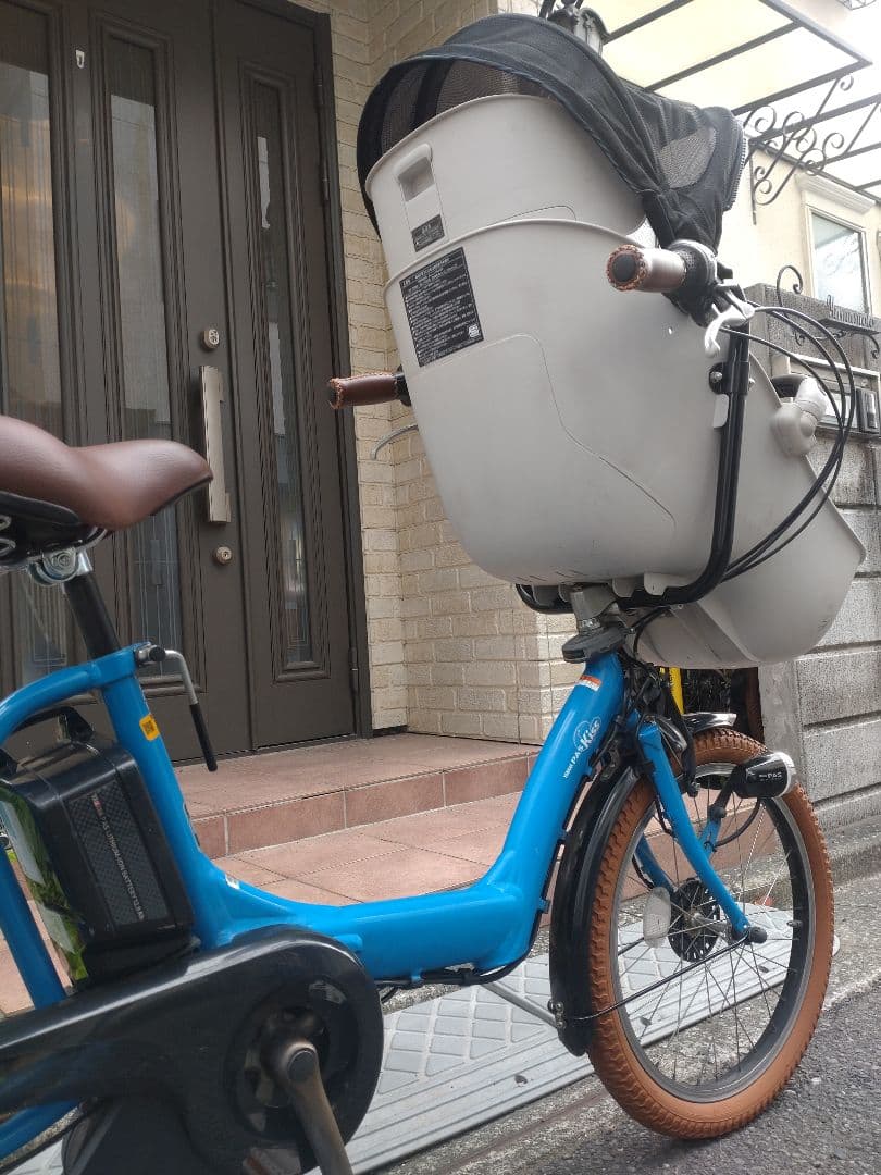 配送可★直接引渡可★カスタム【ヤマハパスキス】電動アシスト自転車★子供乗★充電器