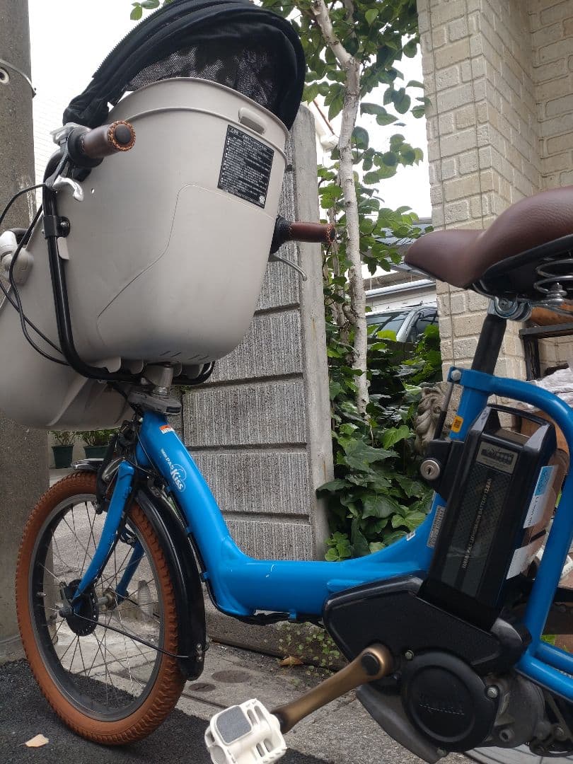 配送可★直接引渡可★カスタム【ヤマハパスキス】電動アシスト自転車★子供乗★充電器