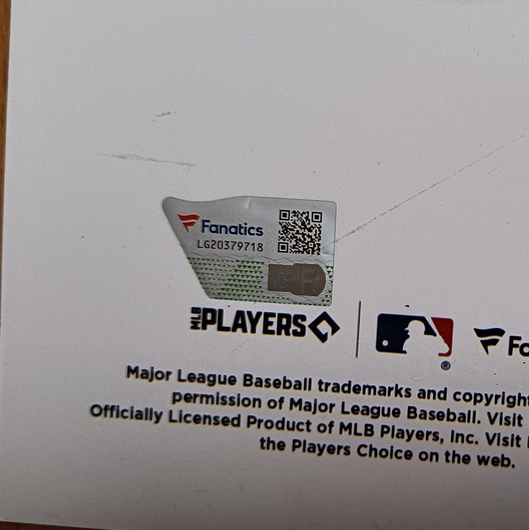 【超貴重】大谷翔平／直筆サイン／2021年／MVP獲得記念／特大フォト／認証あり