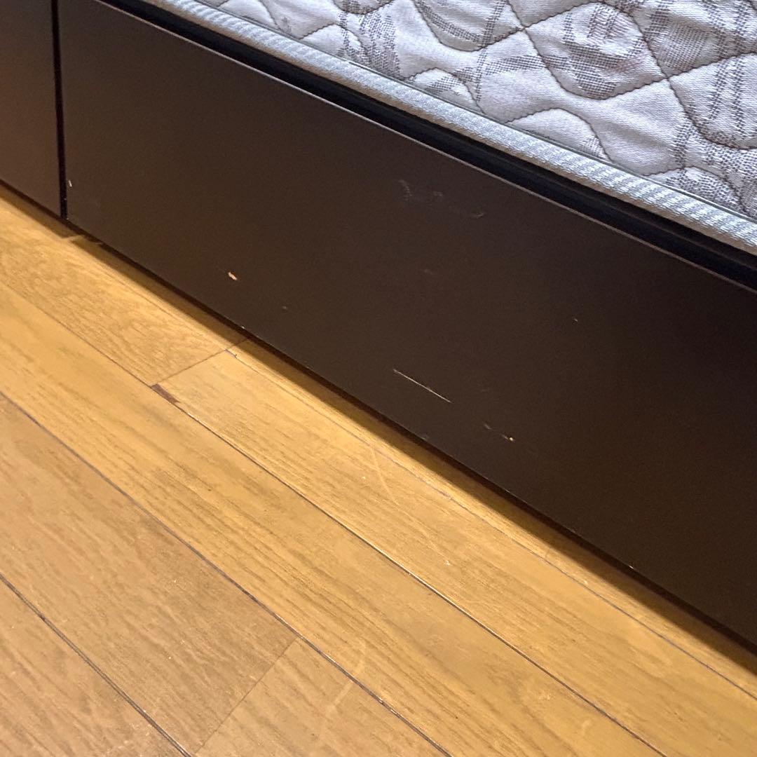 【美品✨】フランスベッド　シングル　マットレス　ベッドフレーム付き