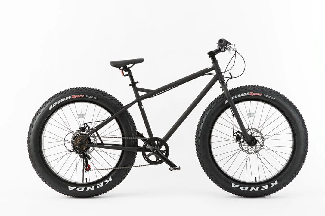 ファットバイク FATBIKE 26インチ 6段変速 自転車　ブラック　札幌