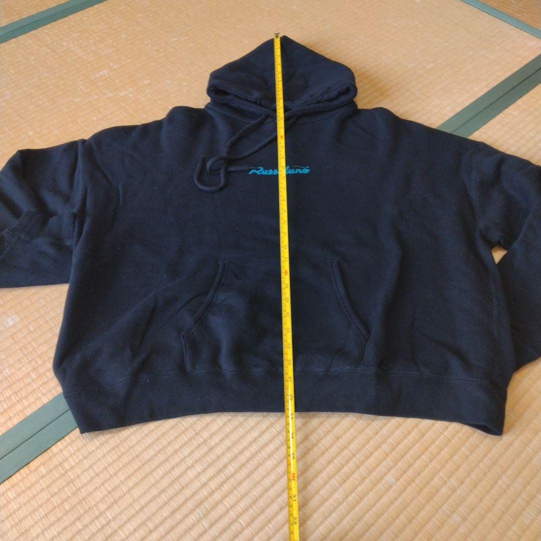 RUSSELUNO フード付きセーター ブラック