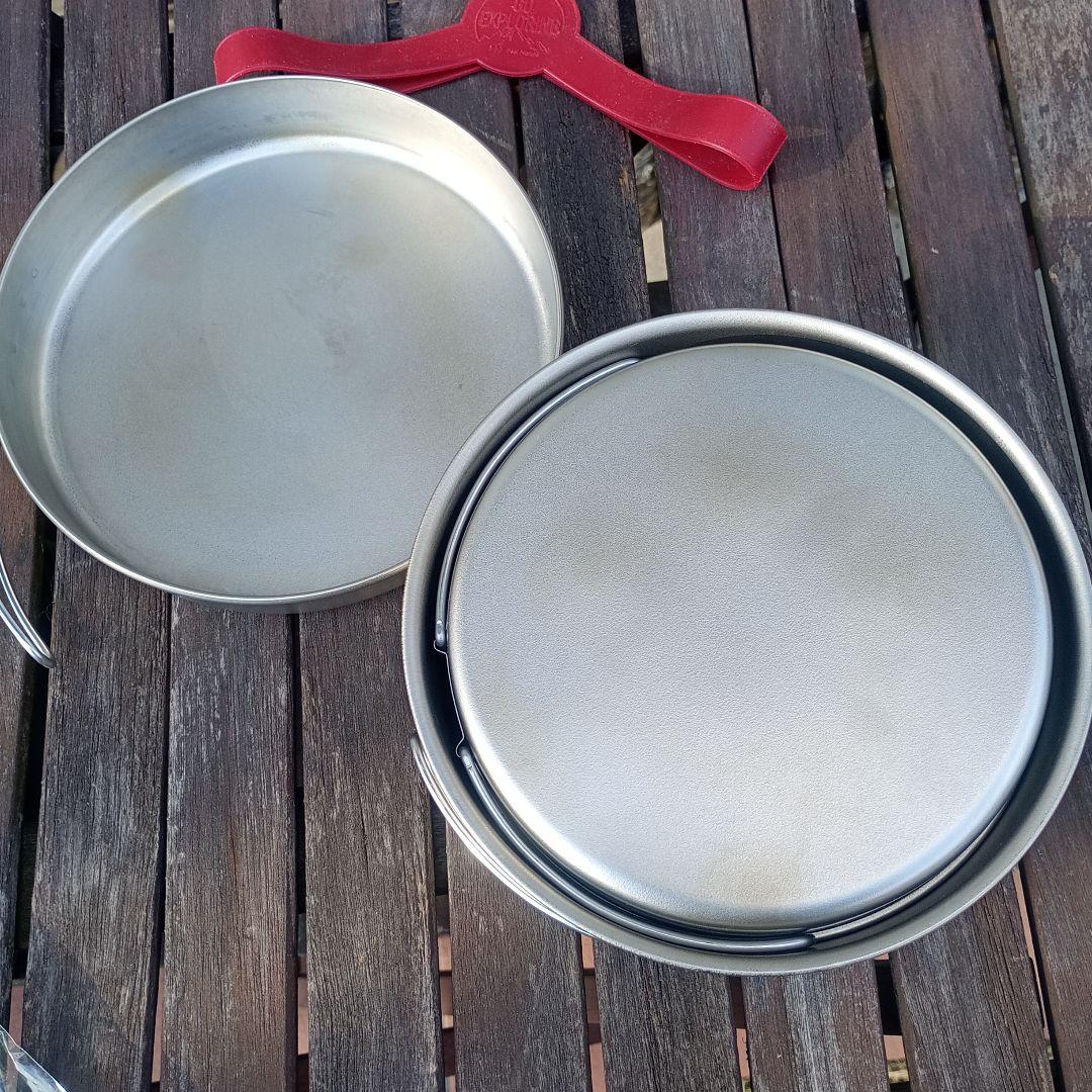 【belmont/PRIMUS】チタン クッカーセット ＆ リッド（鍋蓋）