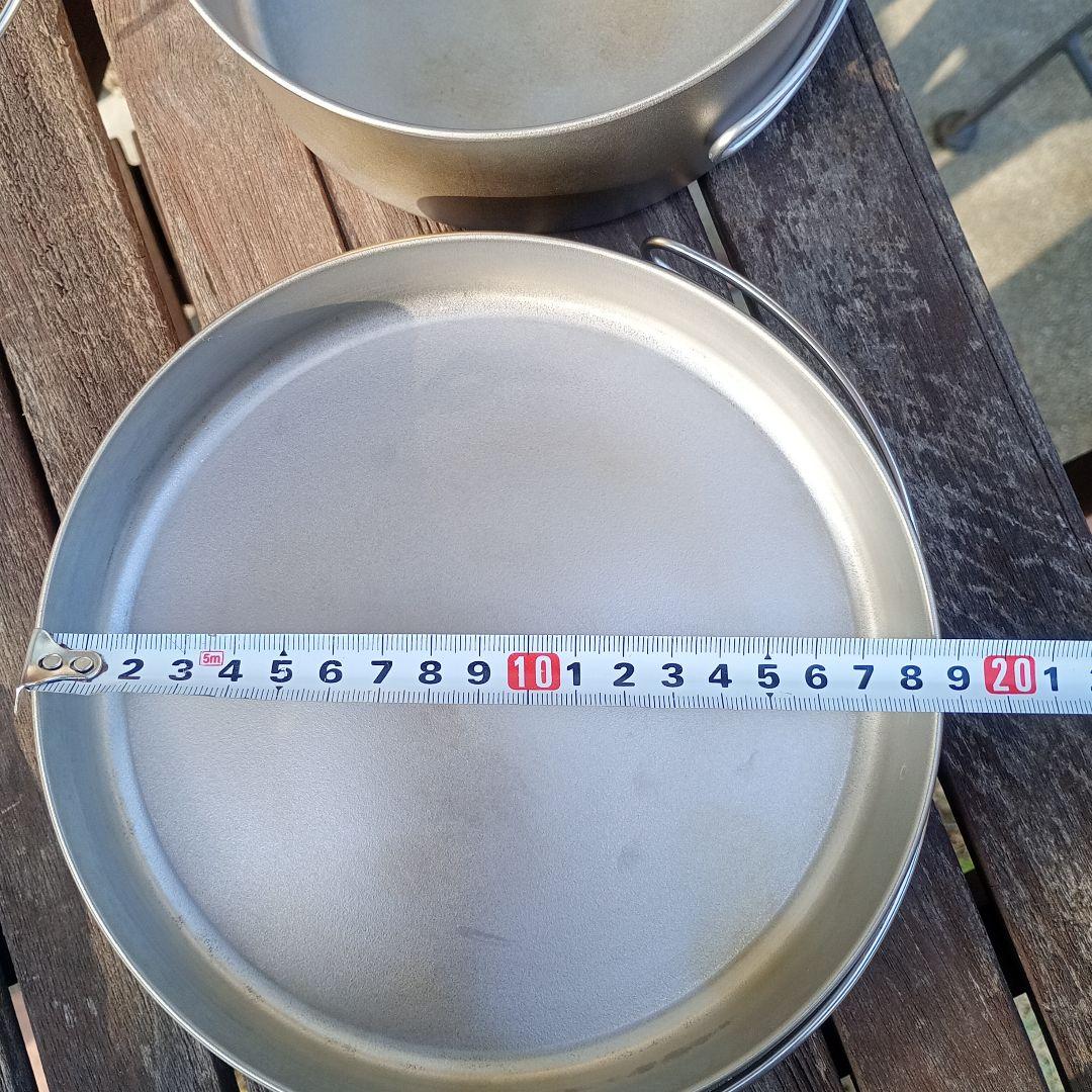 【belmont/PRIMUS】チタン クッカーセット ＆ リッド（鍋蓋）