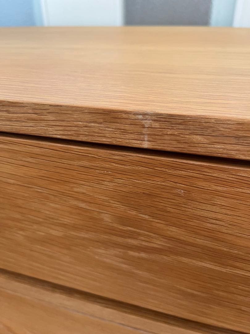 無印良品 スタッキングキャビネット オーク材 引き出し付き