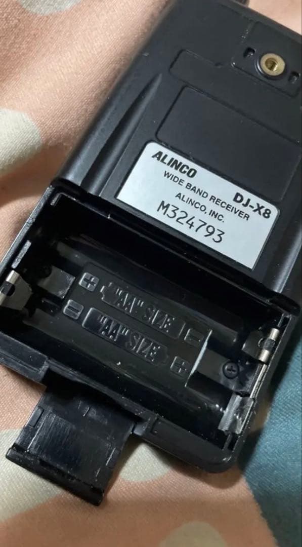 【動作確認済】 ALINCO DJ-X8 広帯域受信機【アンテナ&充電器セット】