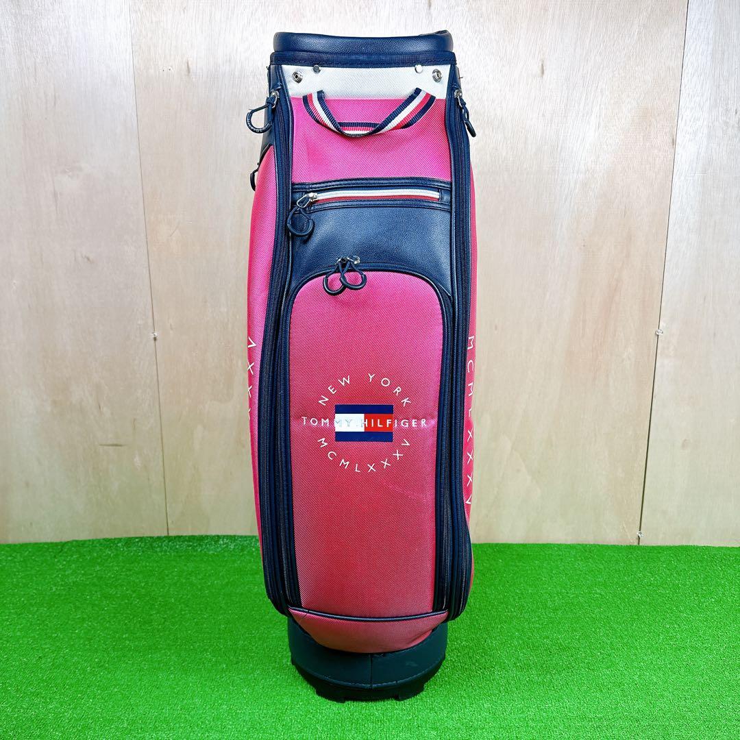 【良品】 トミーヒルフィガー キャディバッグ カート型 THMG1FC5