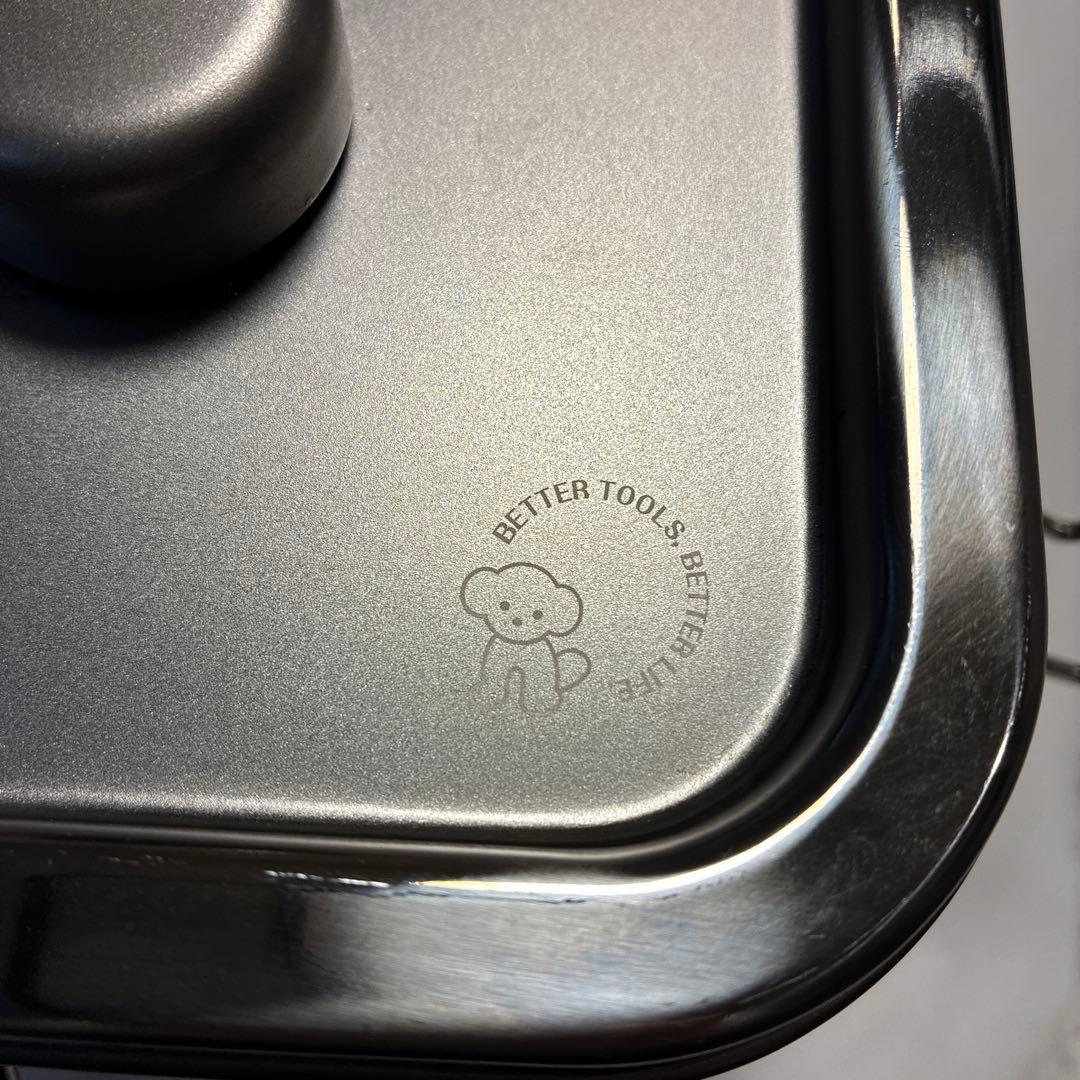 仔犬印 IH対応 角型給食缶ミニ 2.25L ガス対応 IH使用可 アウトドア