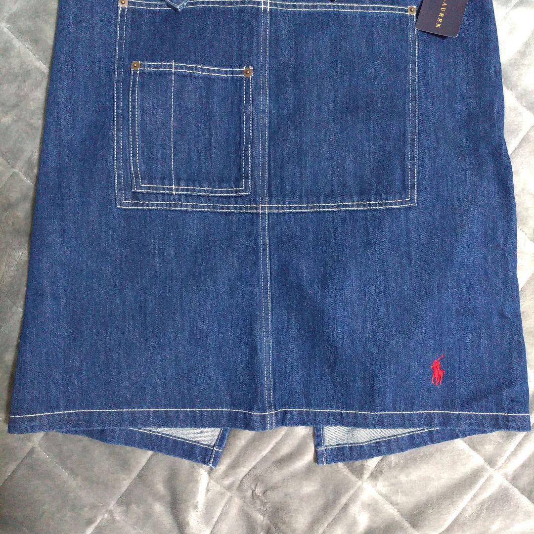 【Ralph Lauren】デニムソムリエエプロン ポケット付き