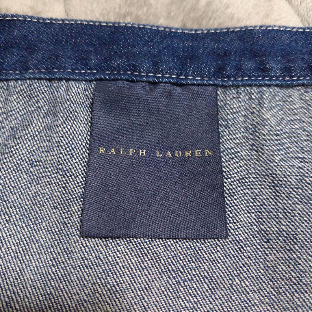 【Ralph Lauren】デニムソムリエエプロン ポケット付き