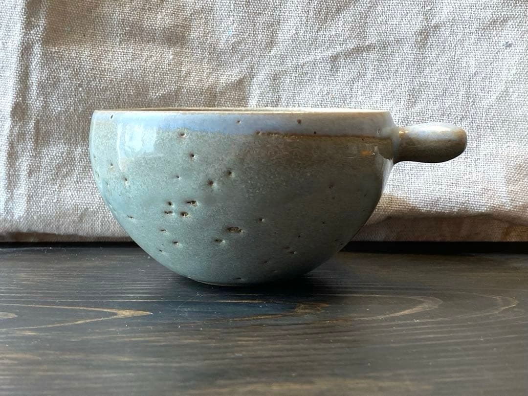 竹村良訓　スープカップ　２つ　貴重　とんすい　カフェオレボウル　一点もの　作家