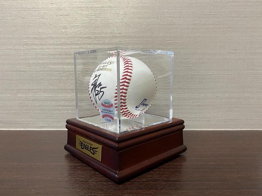 楽天　イーグルス　田中和基選手　初ヒット・ホームラン記念直筆サインボール