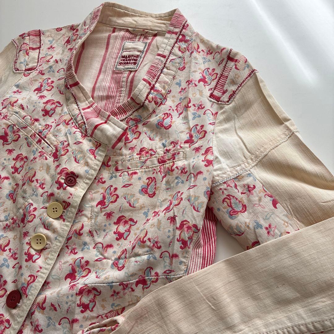 MARITHÉ FRANÇOIS GIRBAUD 花柄ジャケット