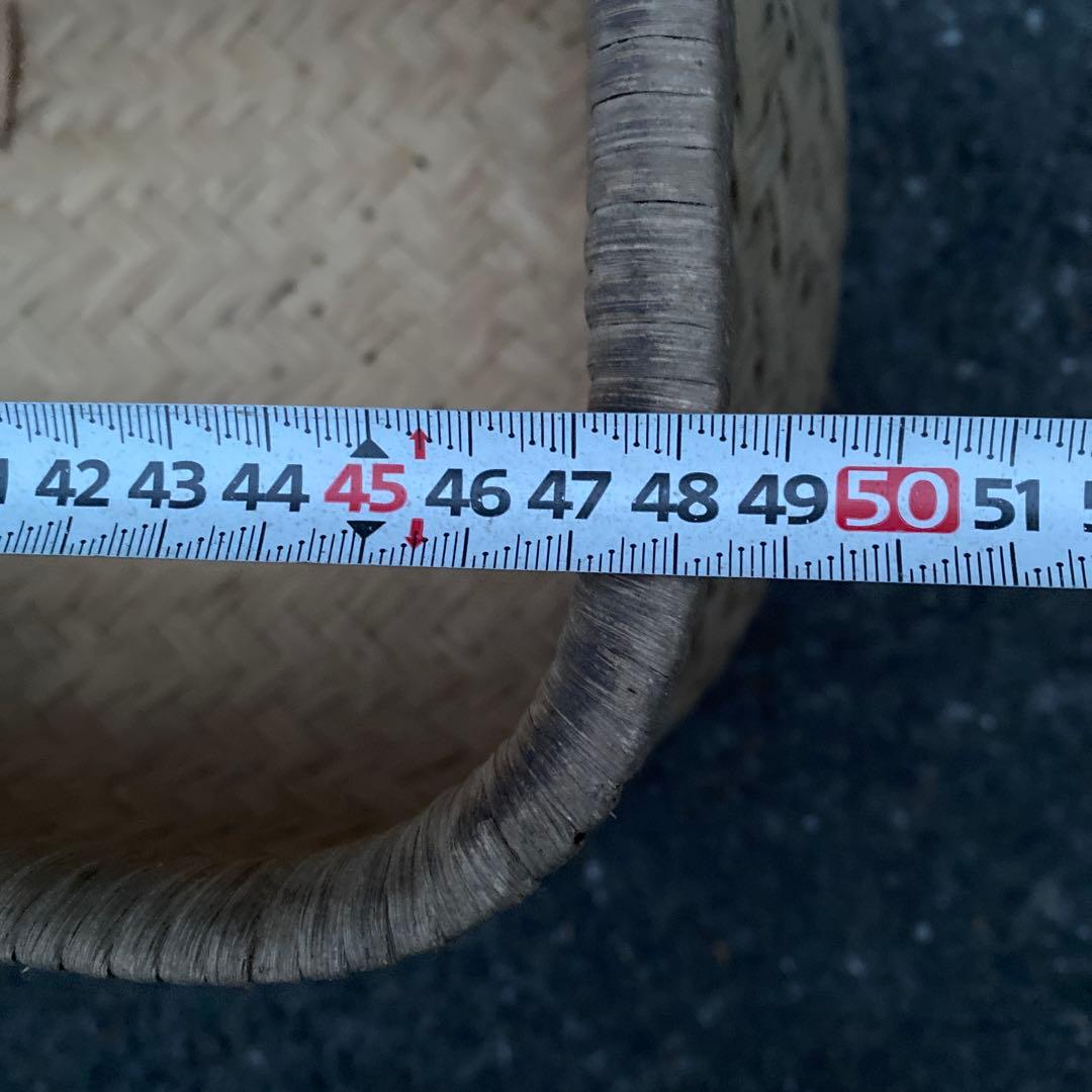 竹製　市場籠　バスケット　手提げ籠