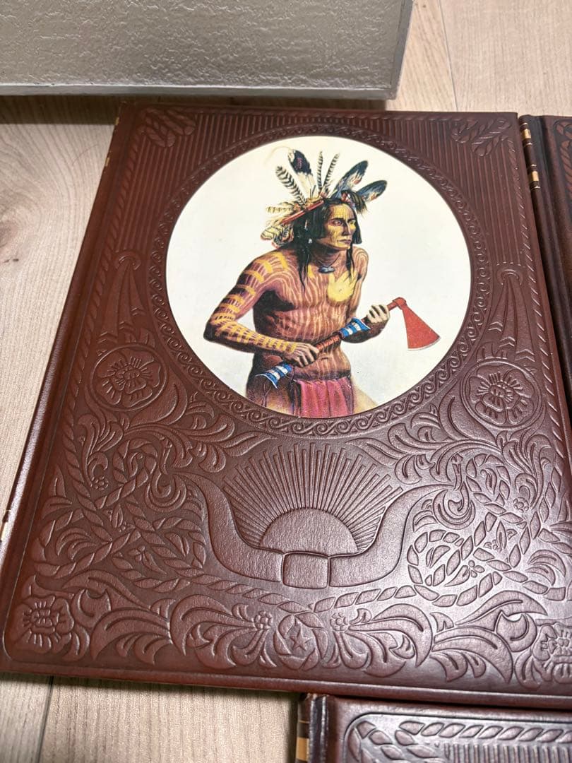 洋書 先住民と戦士のイラスト 5冊セット　ヴィンテージ　レトロ　本