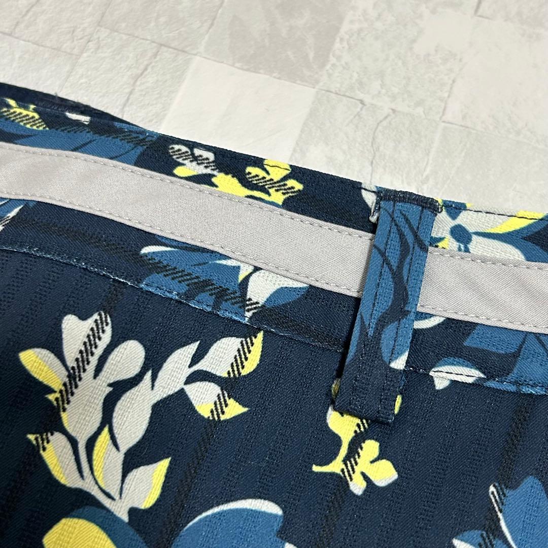 美品 キャロウェイ ゴルフウェア セットアップ 花柄 ネイビー Lサイズ 希少