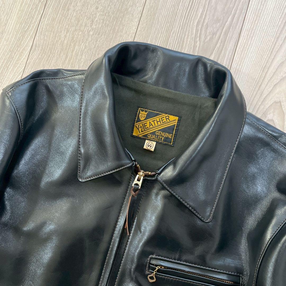 【神サイズ】Y'2 LEATHER ホースハイド レザージャケット 44