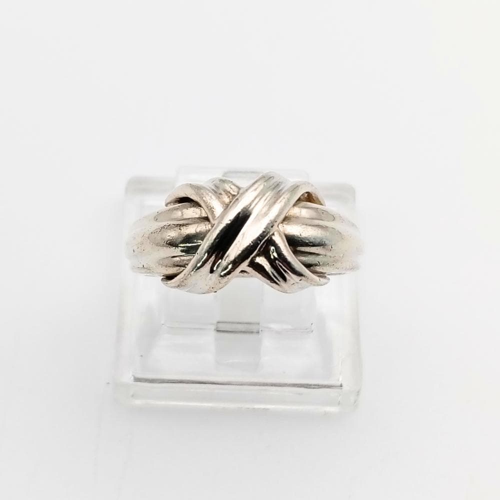 ティファニー シグネチャークロス リング 8.5号 SV925 TIFFANY